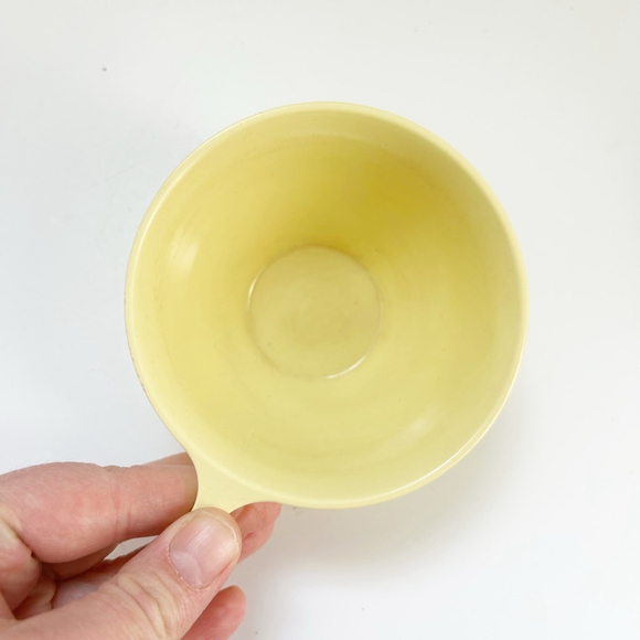 Retro Pastel Yellow Melmac Tea Cup & Snack Plate Set Mid-Century Modern Farmhous - Picture 4 of 11